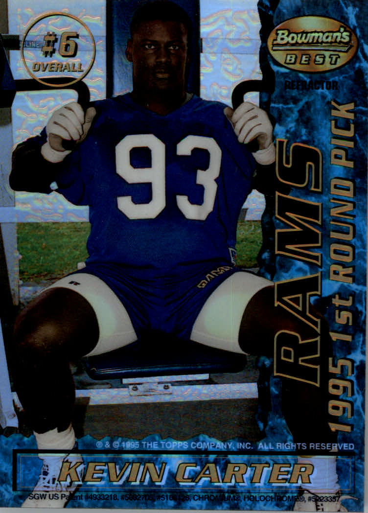1995 Bowman's Best Football Main Set, Inserts and Refractors Cards - Picture 91 of 111