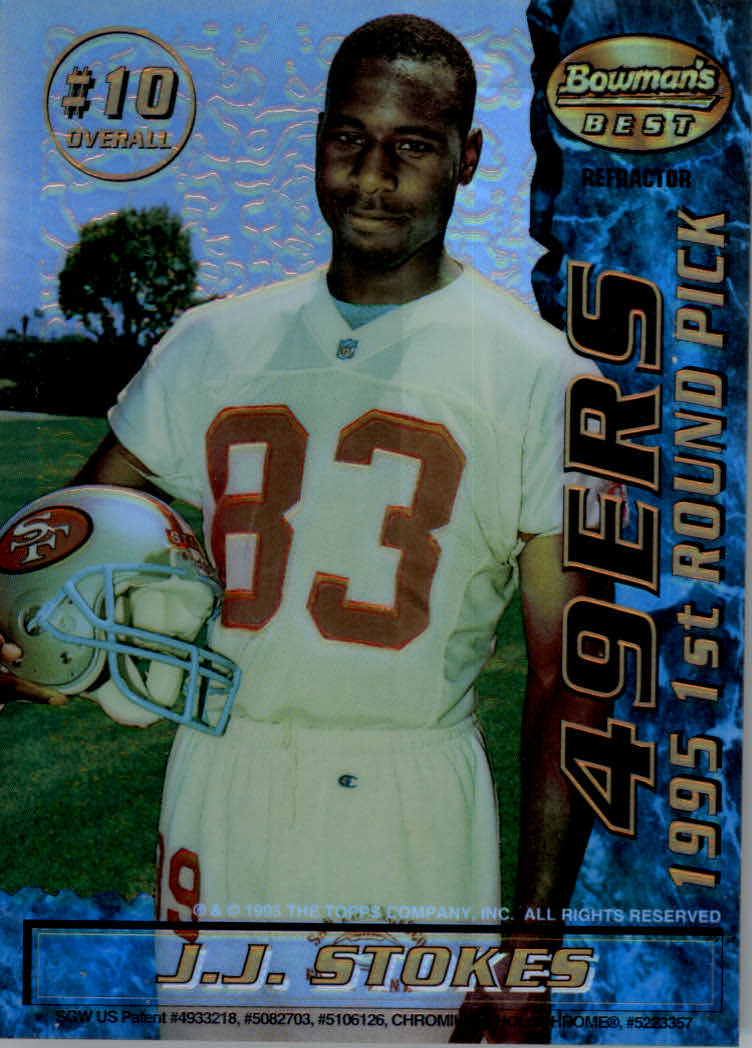 1995 Bowman's Best Football Main Set, Inserts and Refractors Cards - Picture 95 of 111