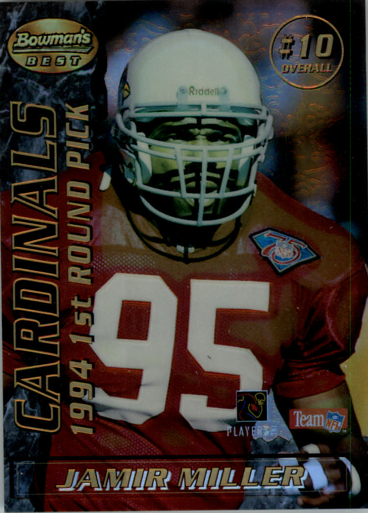 1995 Bowman's Best Football Main Set, Inserts and Refractors Cards - Picture 94 of 111