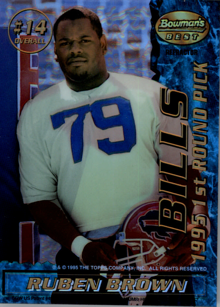 1995 Bowman's Best Football Main Set, Inserts and Refractors Cards - Picture 97 of 111