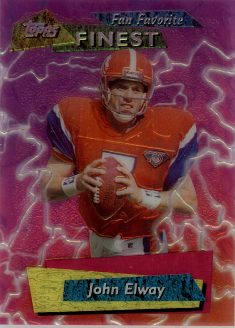 1995 Finest Football "Insert and Refractors" Cards - Bild 2 von 25