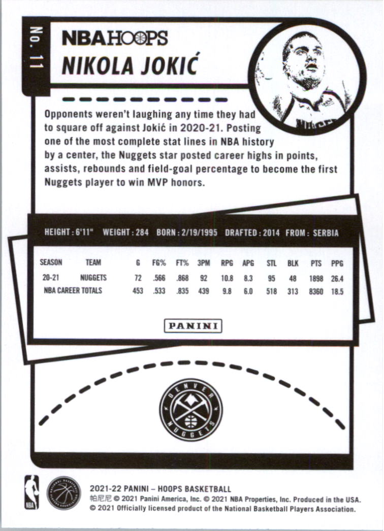 2021-22 Hoops Basketball Card Pick - Picture 23 of 493