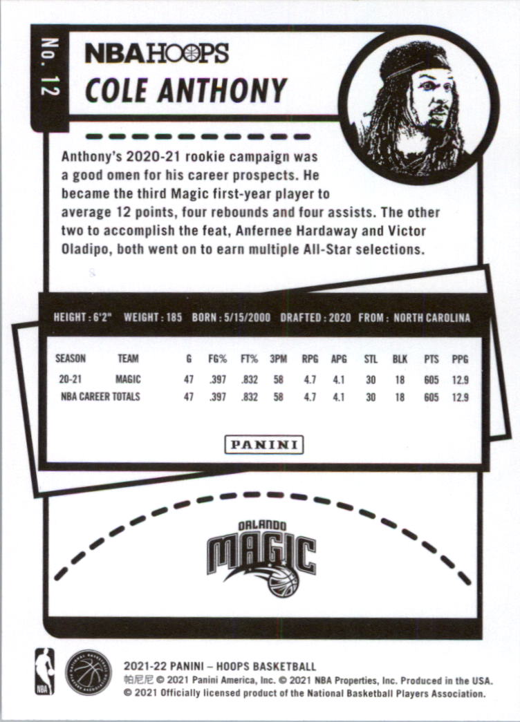 2021-22 Hoops Basketball Card Pick - Picture 25 of 493