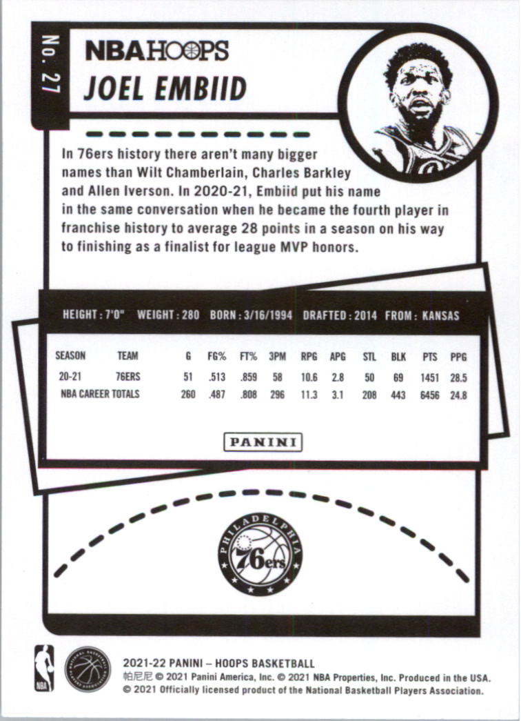 2021-22 Hoops Basketball Card Pick - Picture 55 of 493