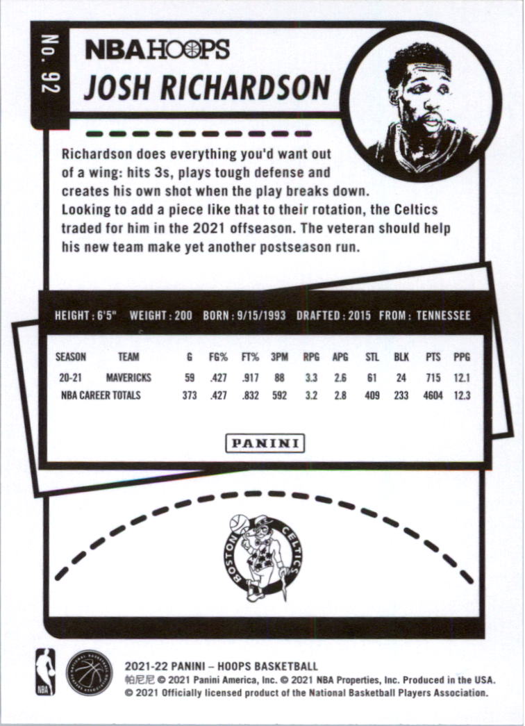 2021-22 Hoops Basketball Card Pick - Picture 185 of 493