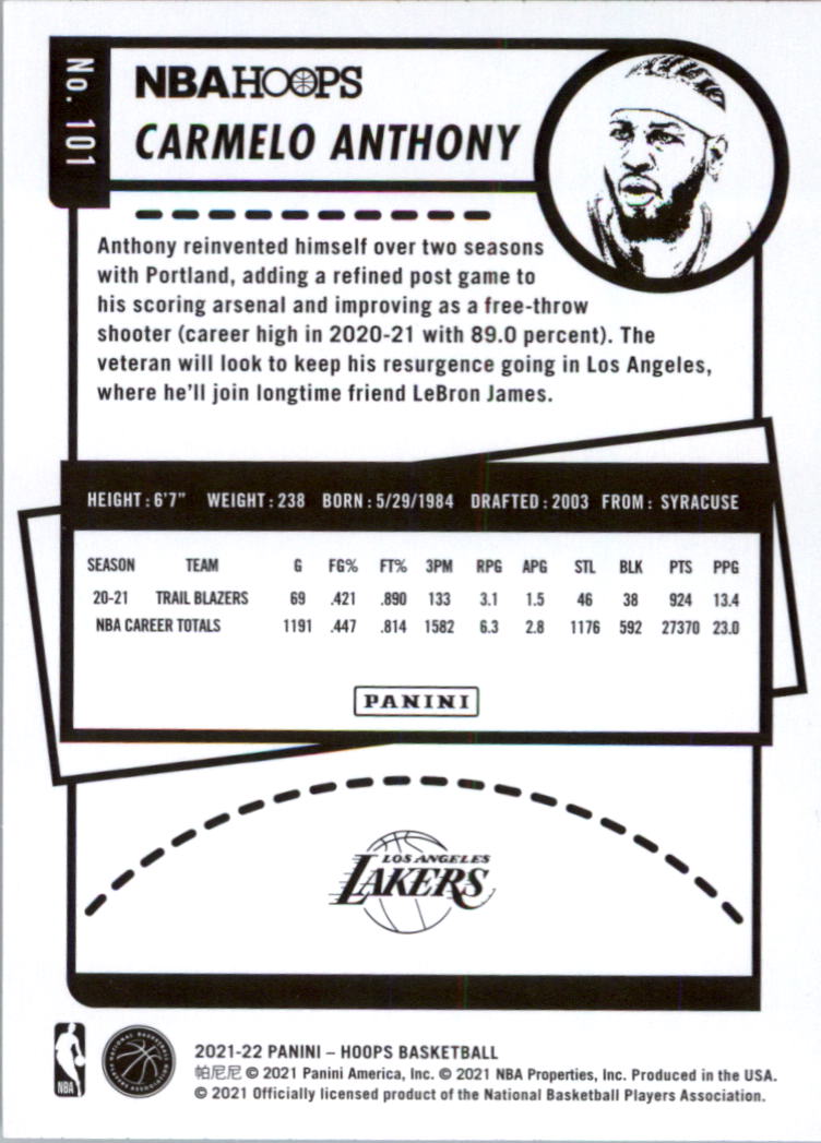 2021-22 Hoops Basketball Card Pick - Picture 203 of 493