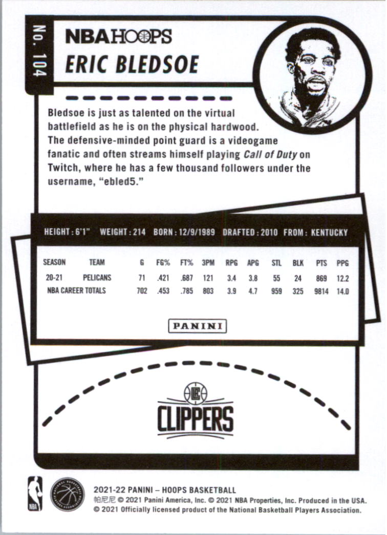 2021-22 Hoops Basketball Card Pick - Picture 209 of 493