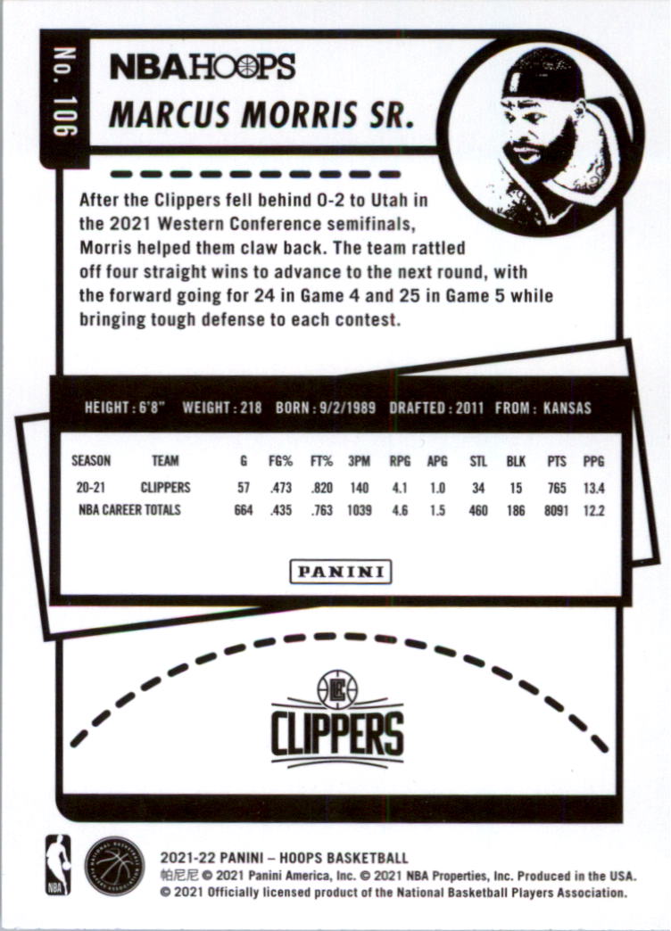 2021-22 Hoops Basketball Card Pick - Picture 213 of 493