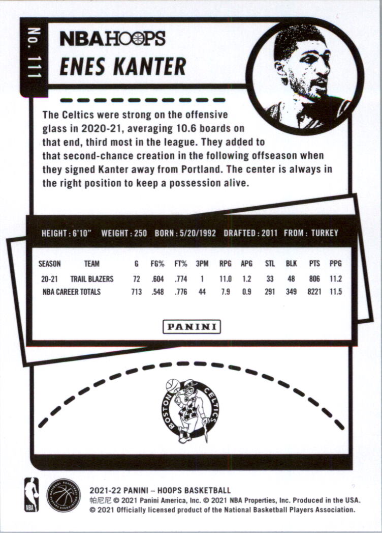 2021-22 Hoops Basketball Card Pick - Picture 223 of 493