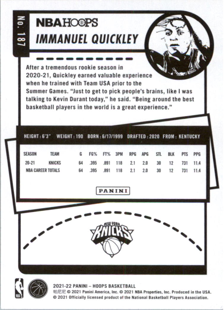 2021-22 Hoops Basketball Card Pick - Picture 375 of 493