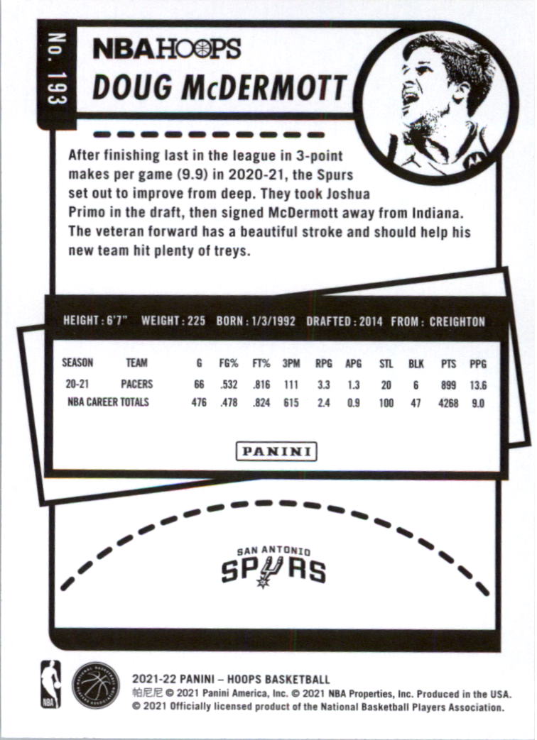 2021-22 Hoops Basketball Card Pick - Picture 387 of 493