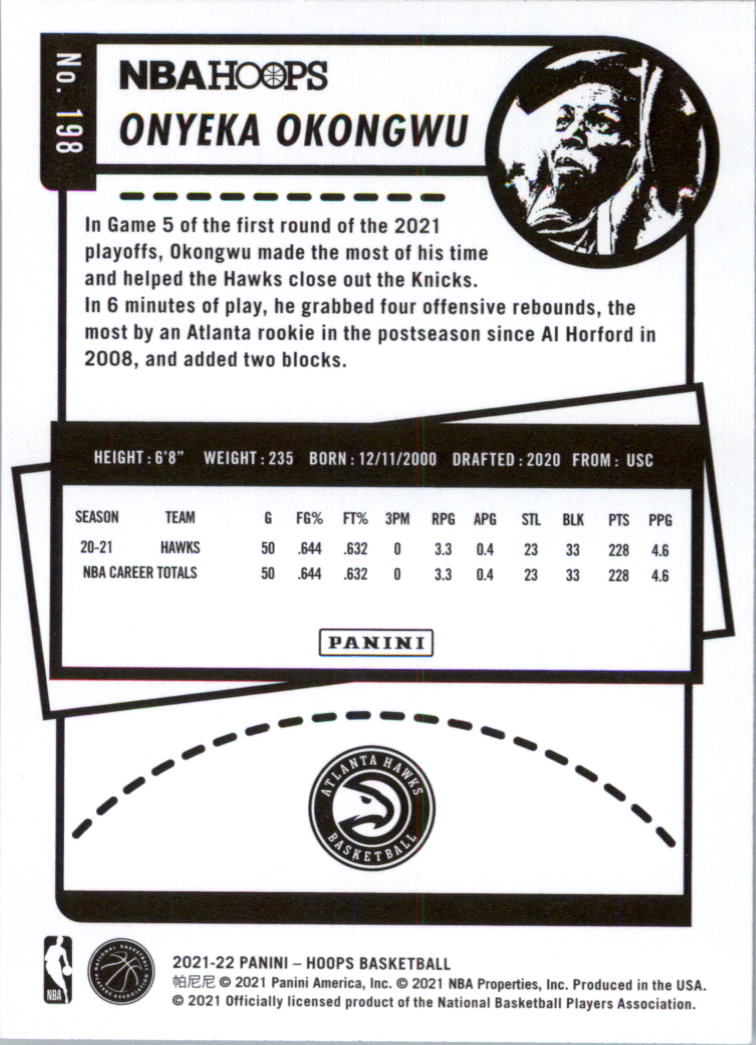 2021-22 Hoops Basketball Card Pick - Picture 397 of 493