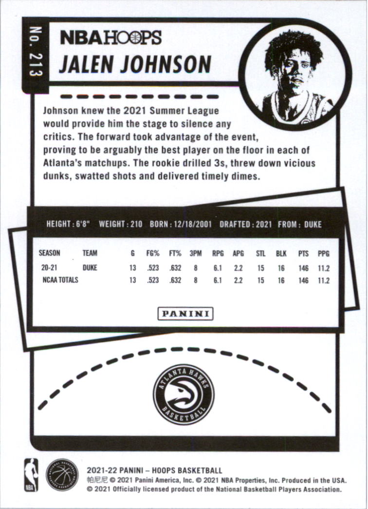 2021-22 Hoops Basketball Card Pick - Picture 423 of 493