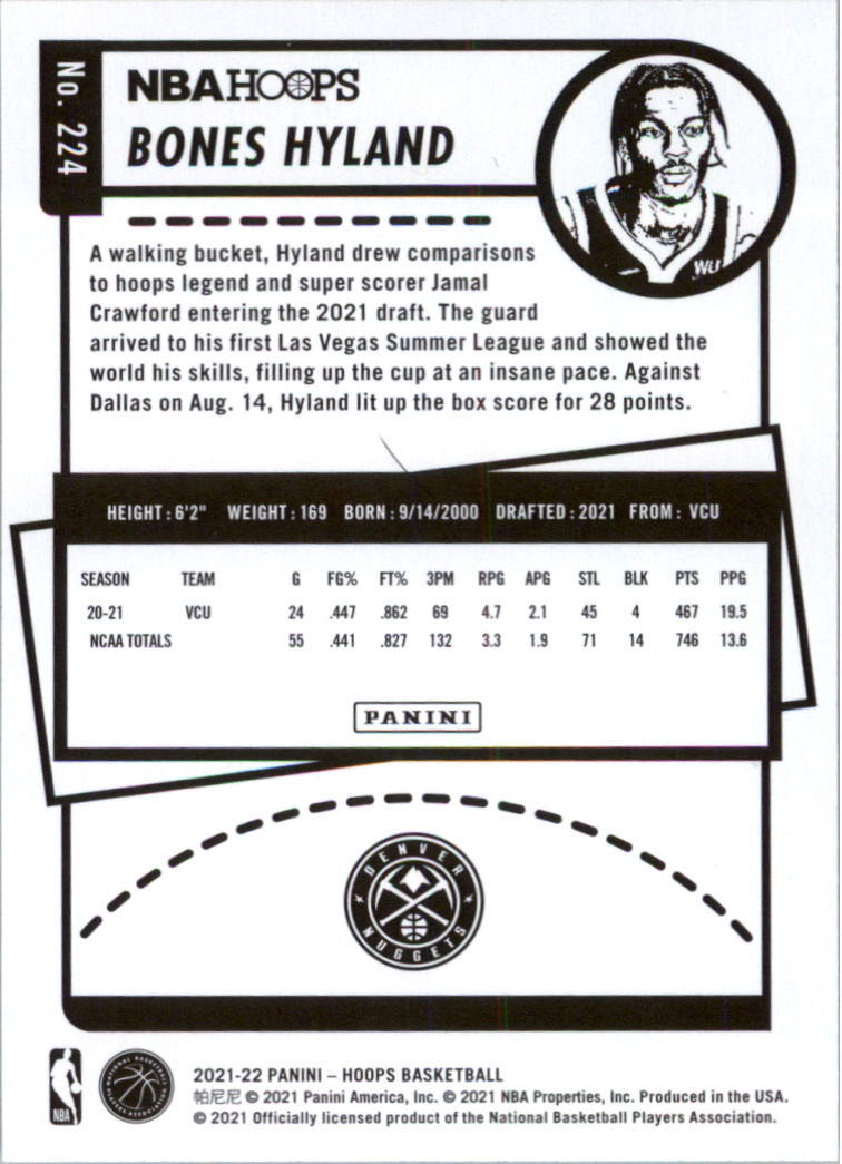 2021-22 Hoops Basketball Card Pick - Picture 443 of 493