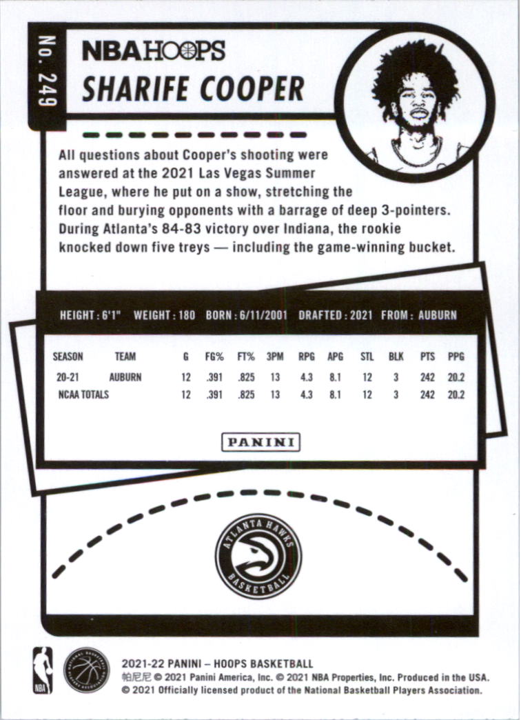 2021-22 Hoops Basketball Card Pick - Picture 491 of 493