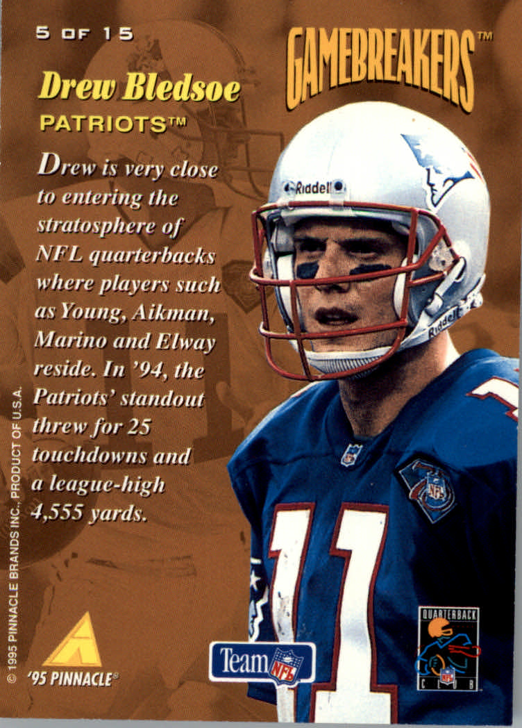 1995 Pinnacle Football "Gamebreakers" Insert Cards - Picture 7 of 19