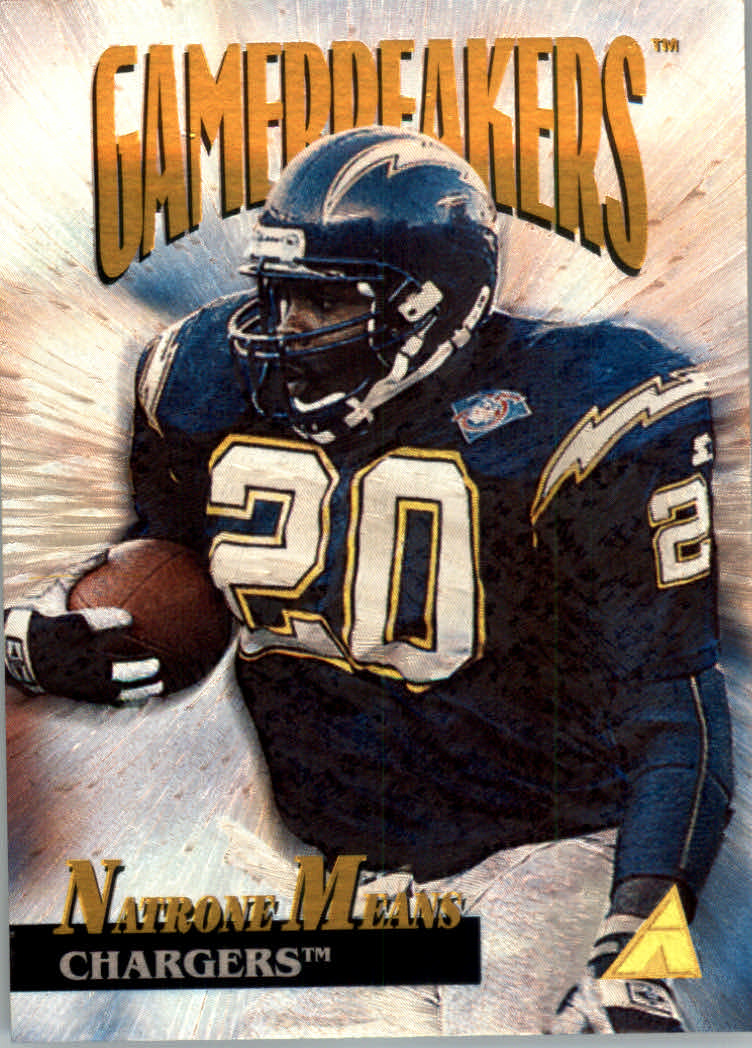 1995 Pinnacle Football "Gamebreakers" Insert Cards - Picture 10 of 19