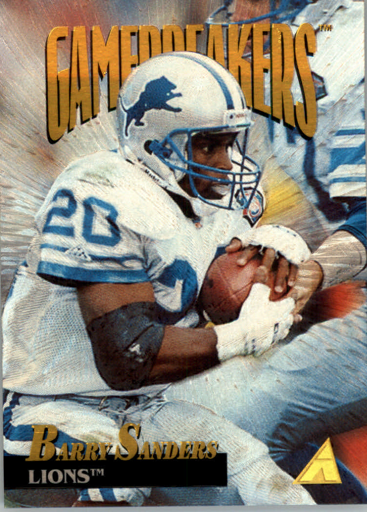 1995 Pinnacle Football "Gamebreakers" Insert Cards - Picture 12 of 19