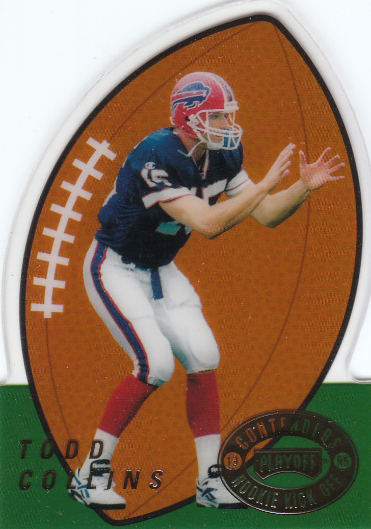 Tarjetas insertadas de fútbol americano "Rookie Kickoff" Playoff Contenders 1995 - Imagen 8 de 19