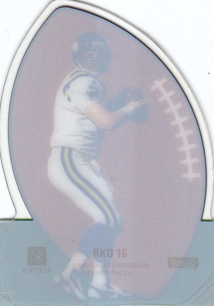Tarjetas insertadas de fútbol americano "Rookie Kickoff" Playoff Contenders 1995 - Imagen 13 de 19