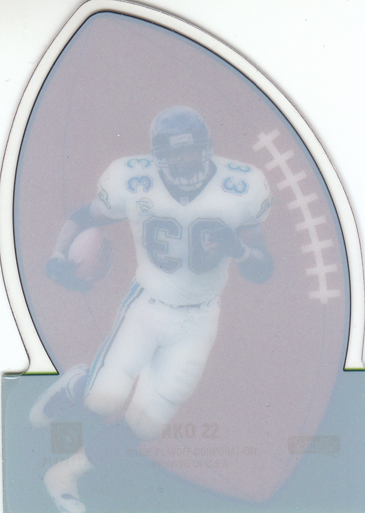 Tarjetas insertadas de fútbol americano "Rookie Kickoff" Playoff Contenders 1995 - Imagen 17 de 19