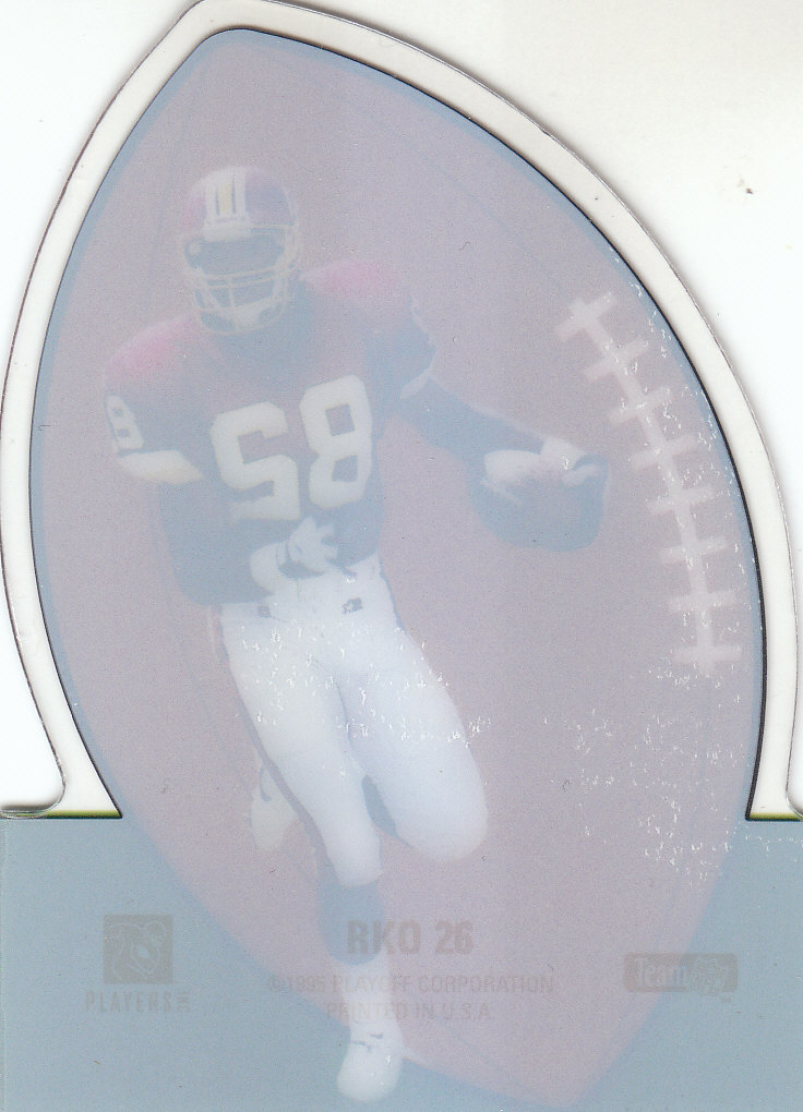 Tarjetas insertadas de fútbol americano "Rookie Kickoff" Playoff Contenders 1995 - Imagen 19 de 19