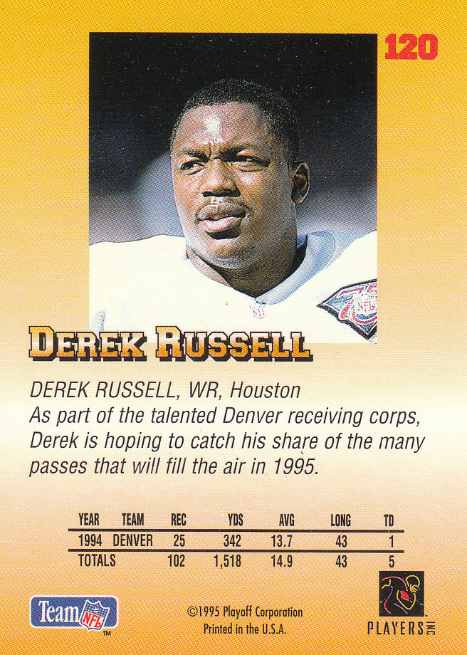 1995 Playoff Prime Football "Minis" Parallel Cards - Picture 85 of 119