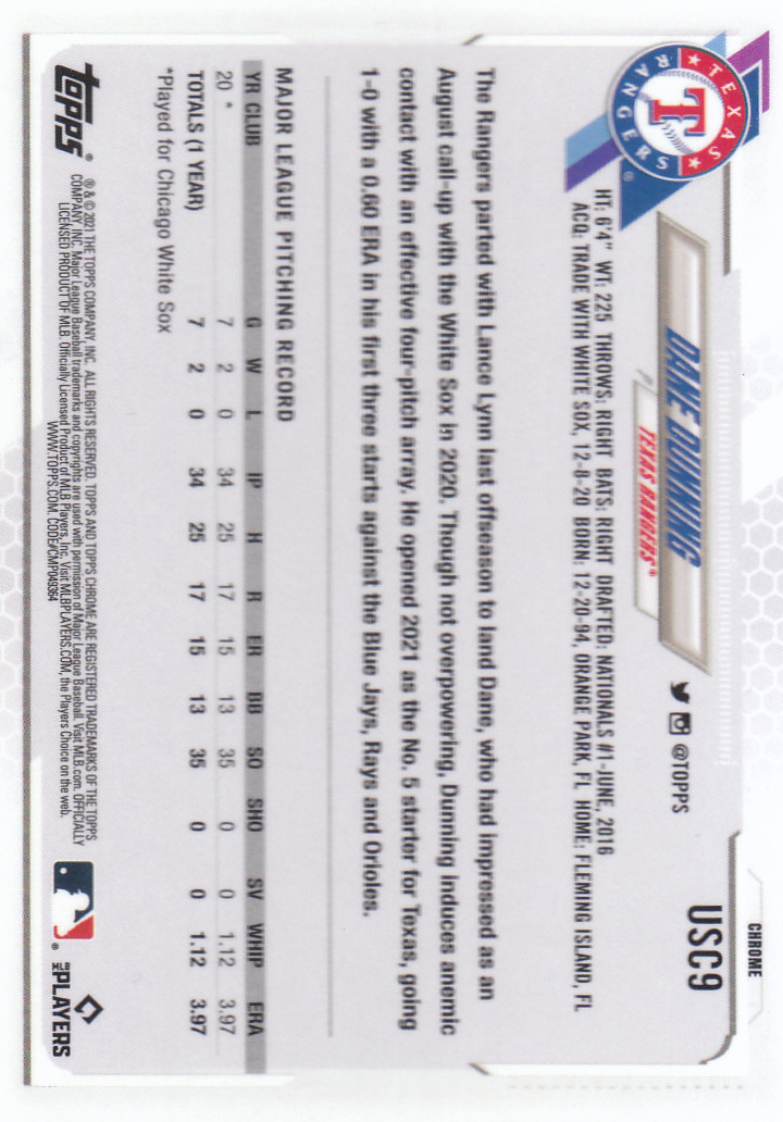 2021 Topps Chrome Update Baseball "Main Set" Cards #USC1 to #USC100V - Picture 13 of 153