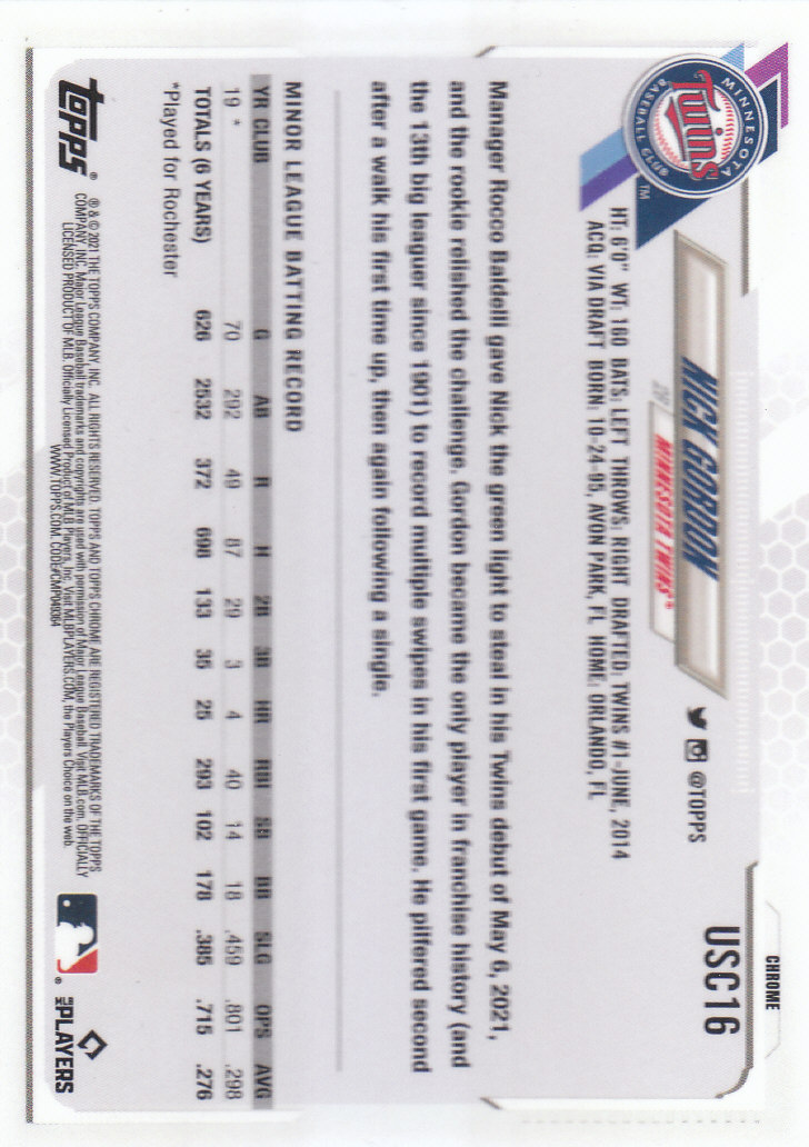 2021 Topps Chrome Update Baseball "Main Set" Cards #USC1 to #USC100V - Picture 19 of 153