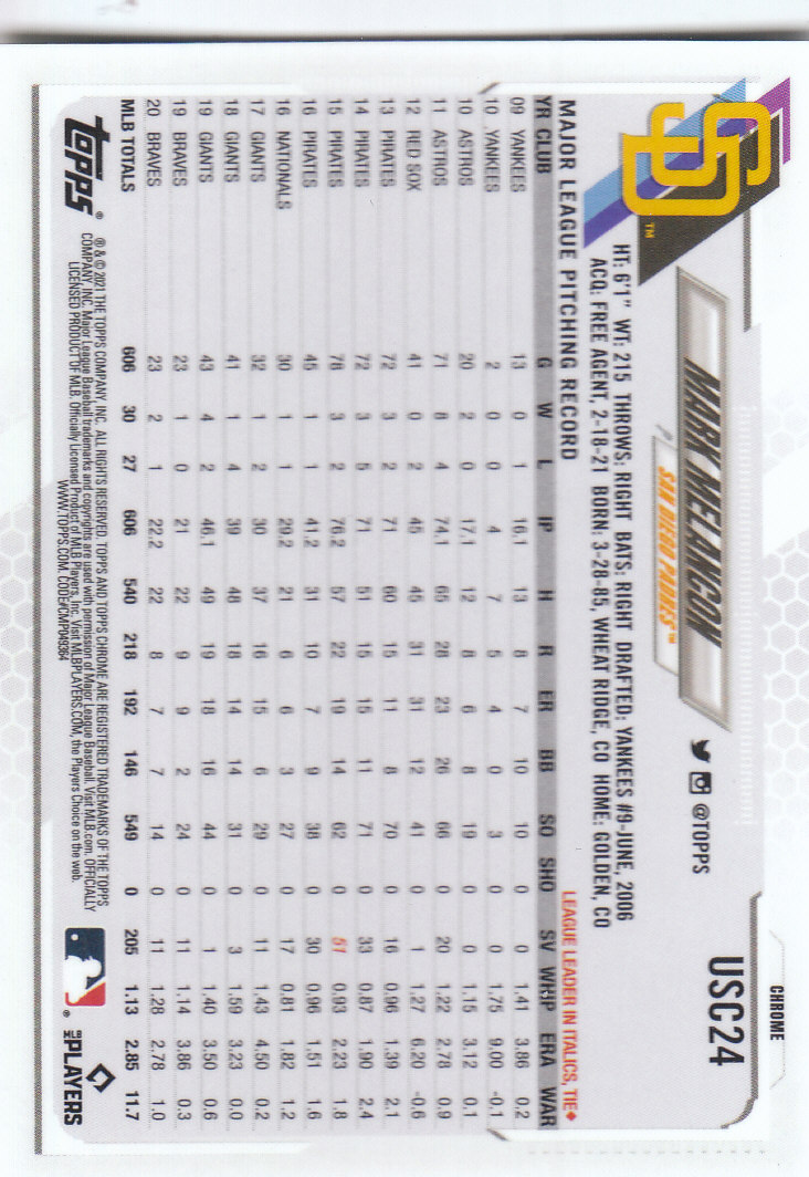 2021 Topps Chrome Update Baseball "Main Set" Cards #USC1 to #USC100V - Picture 31 of 153