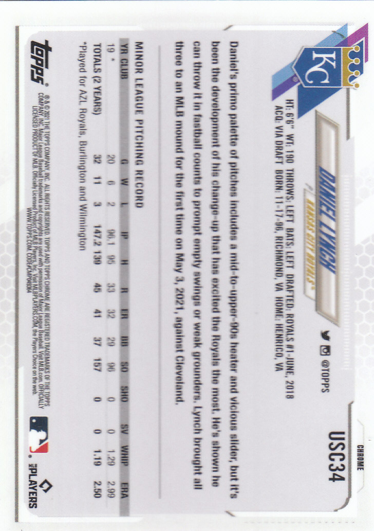 2021 Topps Chrome Update Baseball "Main Set" Cards #USC1 to #USC100V - Picture 41 of 153