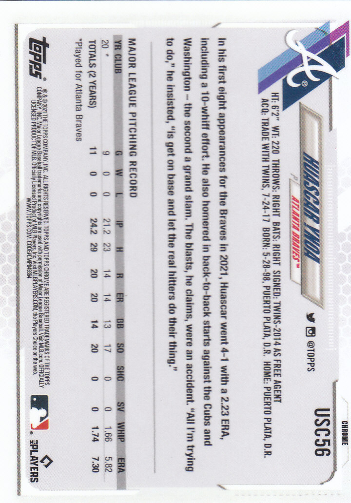 2021 Topps Chrome Update Baseball "Main Set" Cards #USC1 to #USC100V - Picture 77 of 153