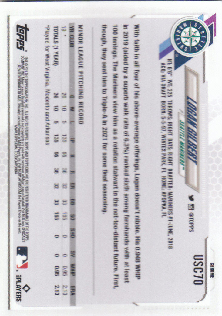 2021 Topps Chrome Update Baseball "Main Set" Cards #USC1 to #USC100V - Picture 103 of 153