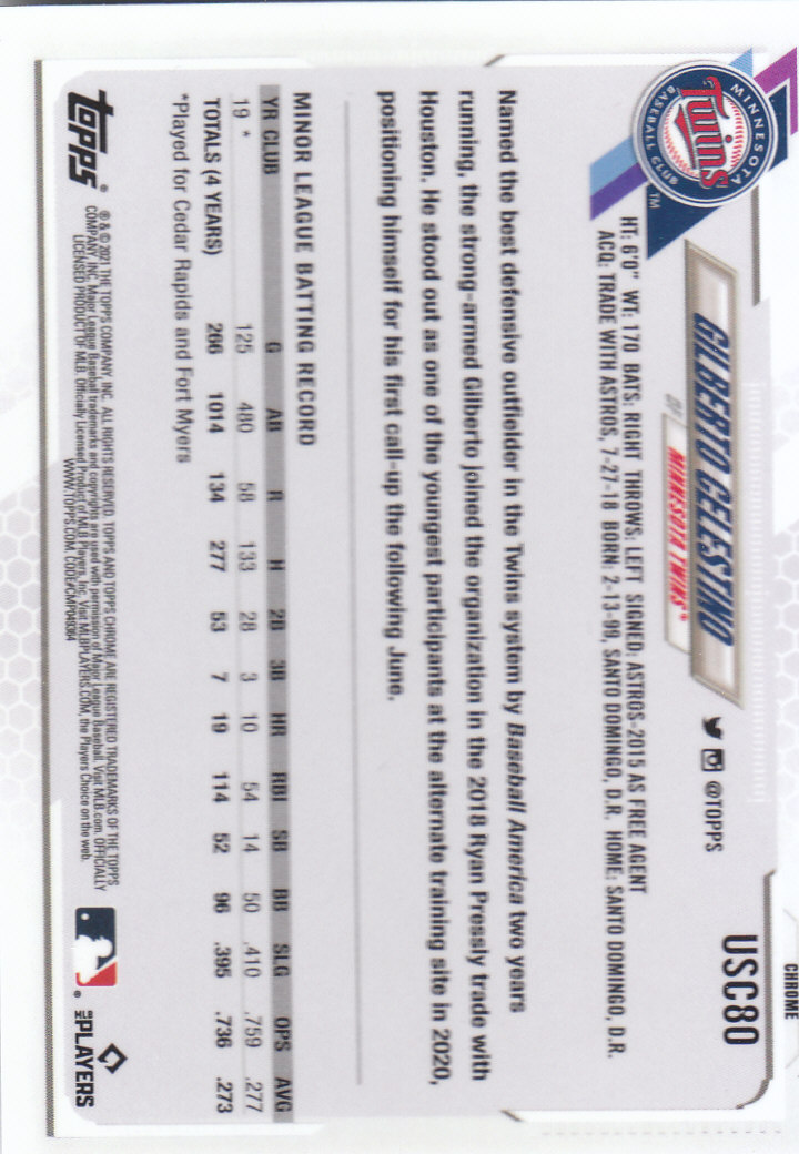 2021 Topps Chrome Update Baseball "Main Set" Cards #USC1 to #USC100V - Picture 121 of 153