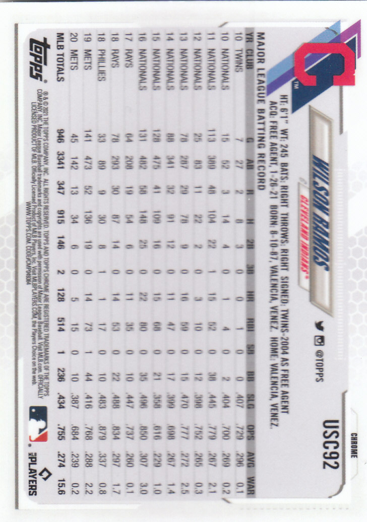 2021 Topps Chrome Update Baseball "Main Set" Cards #USC1 to #USC100V - Picture 143 of 153