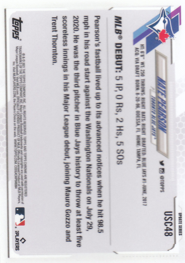 2021 Topps Chrome Update Baseball "Main Set" Cards #USC1 to #USC100V - Picture 65 of 153