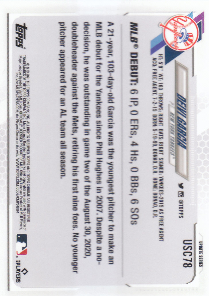 2021 Topps Chrome Update Baseball "Main Set" Cards #USC1 to #USC100V - Picture 117 of 153
