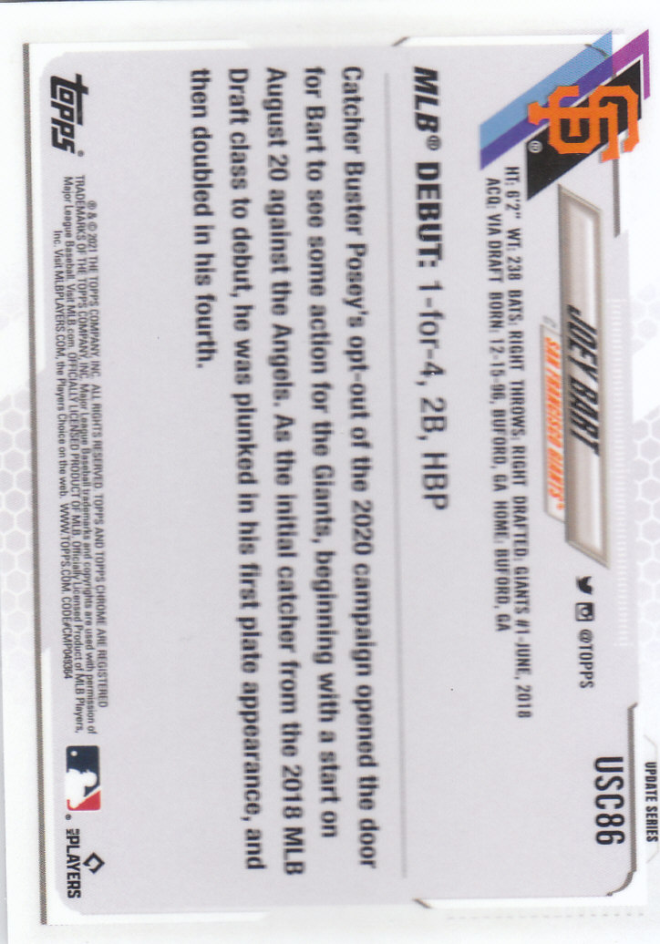 2021 Topps Chrome Update Baseball "Main Set" Cards #USC1 to #USC100V - Picture 133 of 153
