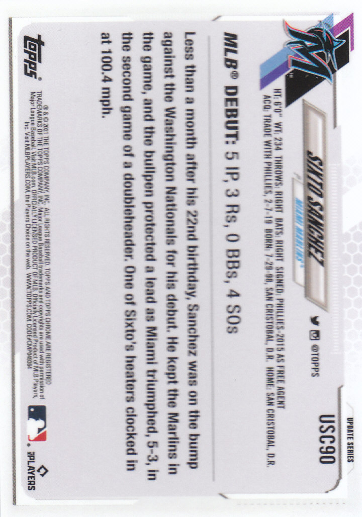 2021 Topps Chrome Update Baseball "Main Set" Cards #USC1 to #USC100V - Picture 139 of 153