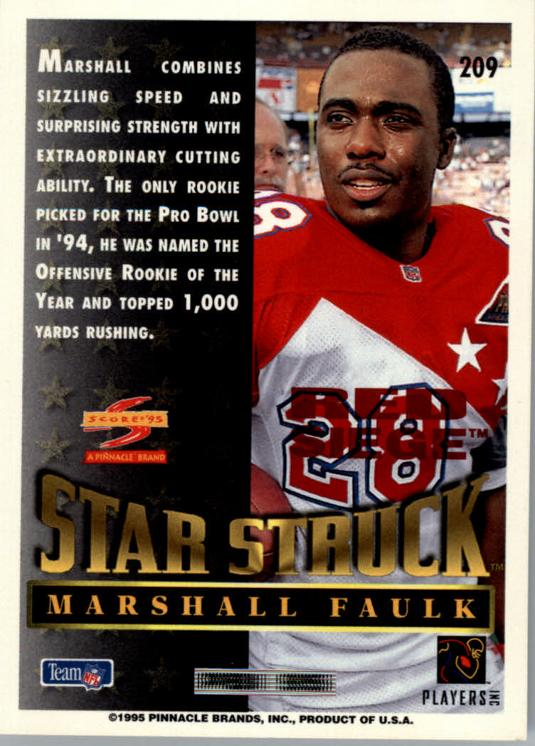 Tarjetas paralelas 1995 Score Football "Red Siege Artist's Proofs" - Imagen 25 de 29