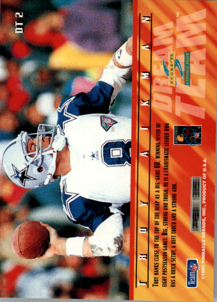Score Calcio 1995 "Dream Team" Inserto Carte - Foto 3 di 7