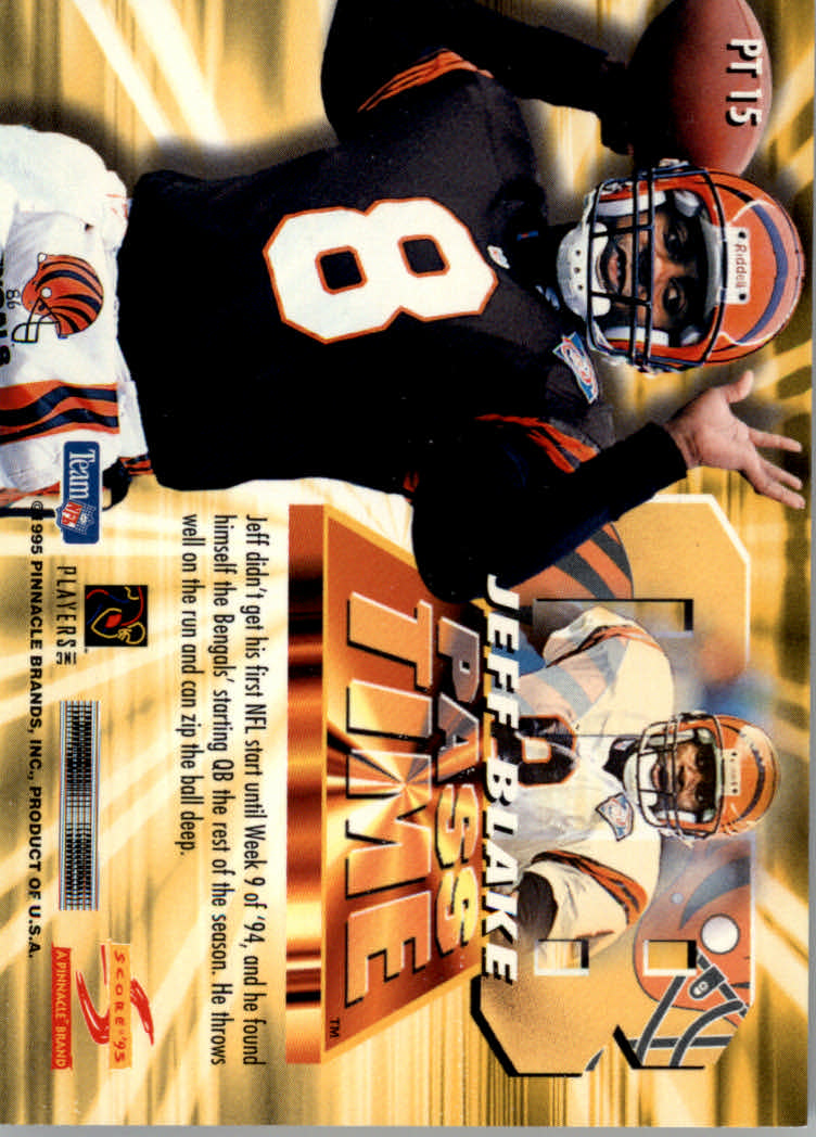 1995 Score Football "Pass Time" Insert Cards - Bild 9 von 9