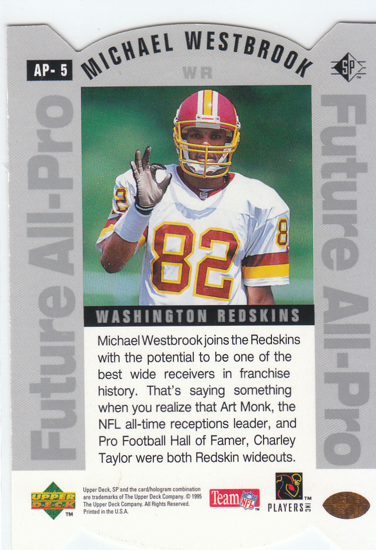 1995 SP (Upper Deck) fútbol americano "All-Pros"" tarjetas de inserción e inserción paralela - Imagen 10 de 35