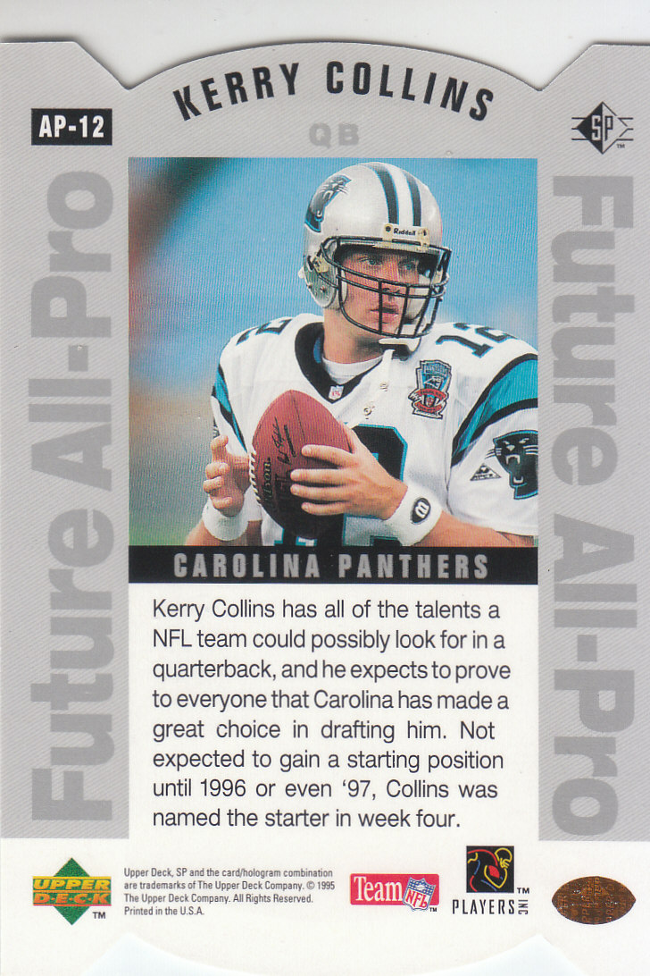 1995 SP (Upper Deck) fútbol americano "All-Pros"" tarjetas de inserción e inserción paralela - Imagen 20 de 35