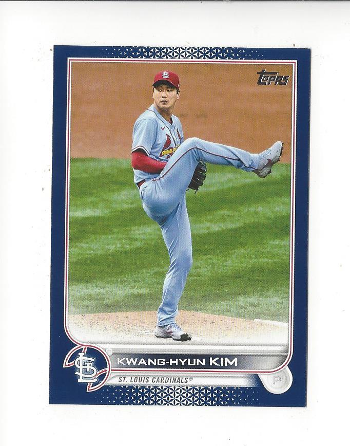 2022 Topps Now Postseason #PS-38 Kyle Wright Blue Parallel Card #d