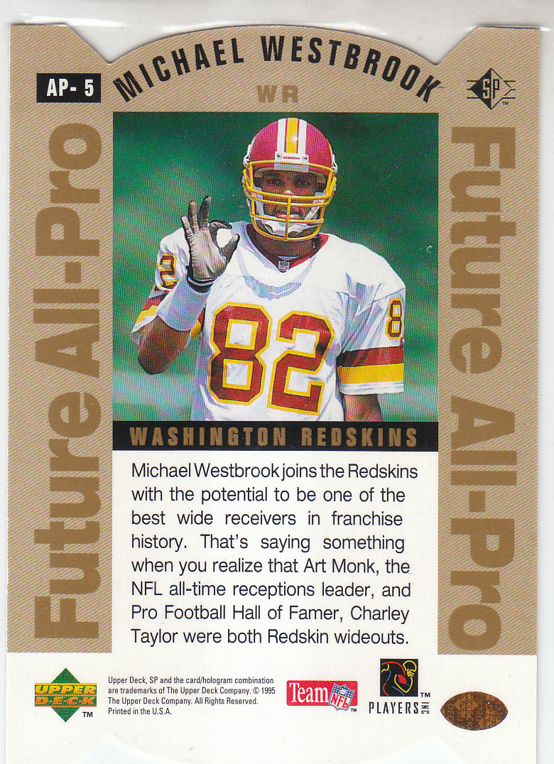 1995 SP (Upper Deck) fútbol americano "All-Pros"" tarjetas de inserción e inserción paralela - Imagen 35 de 35