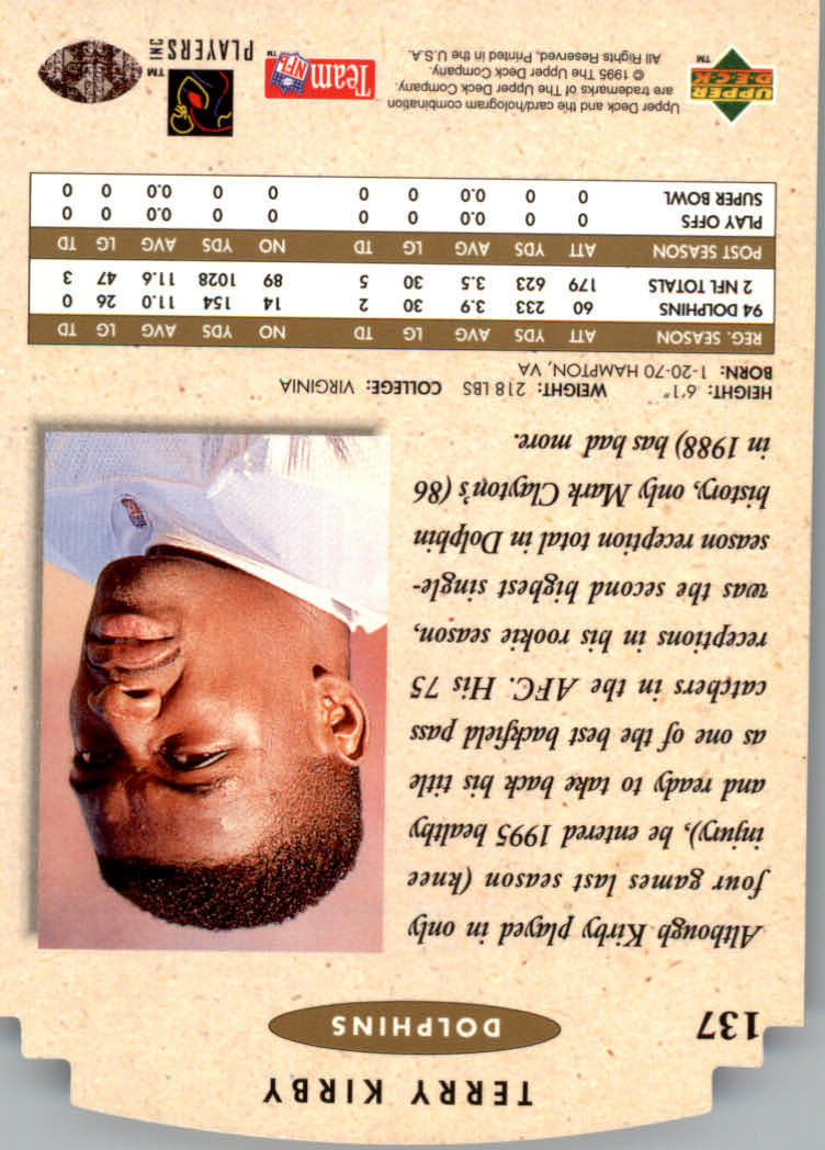 1995 SP Championship Football "Die Cuts" Parallel Cards - Picture 35 of 72