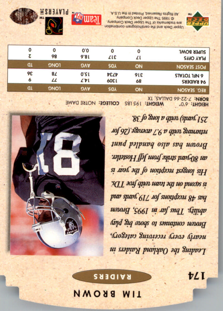 1995 SP Championship Football "Die Cuts" Parallel Cards - Picture 49 of 72
