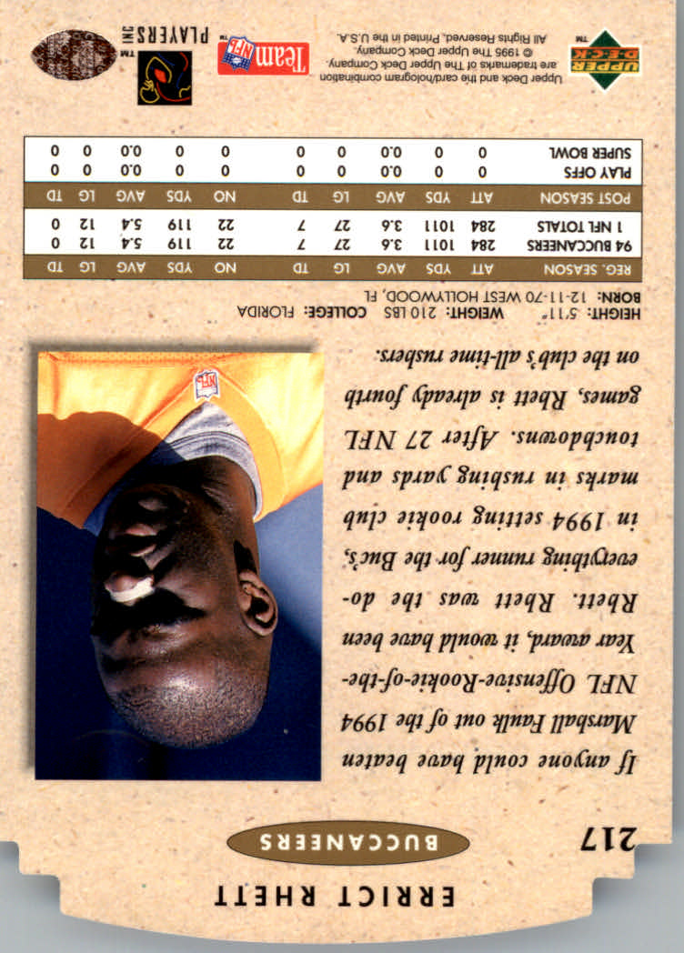 1995 SP Championship Football "Die Cuts" Parallel Cards - Picture 68 of 72