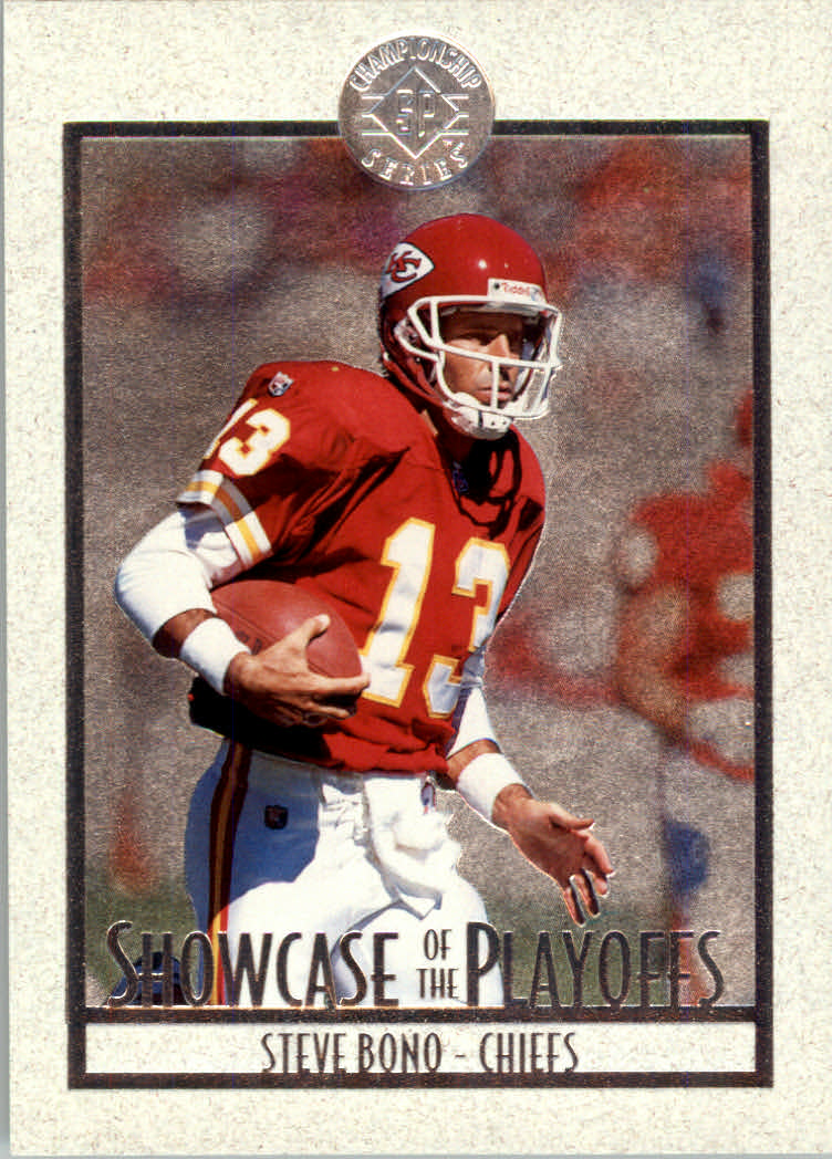 1995 SP Championship Football "Playoff Showcase" Inserto e Inserto Paralela Tarjeta - Imagen 8 de 18